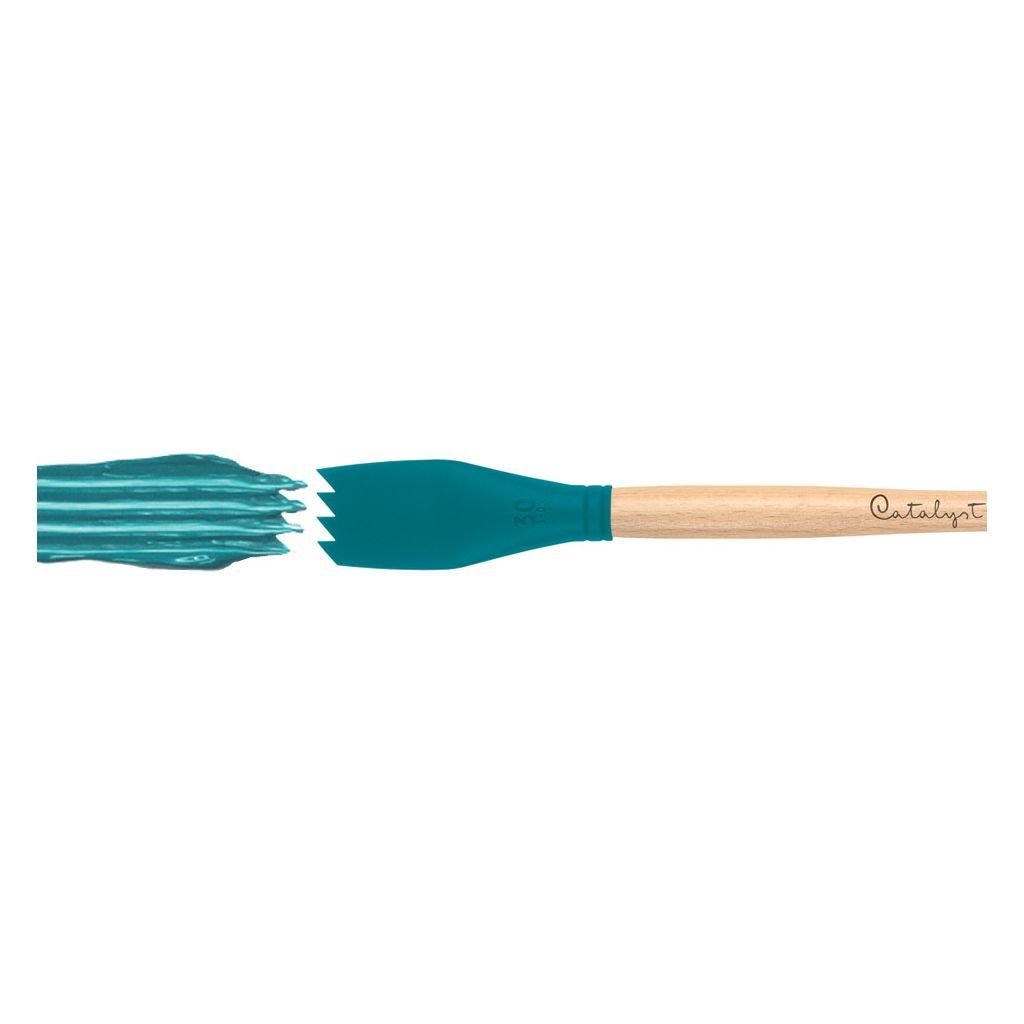 Princeton Catalyst Silicone Blade Tool No. 2, Shape - B30-02, Colour - Blue, Size - 30 mm