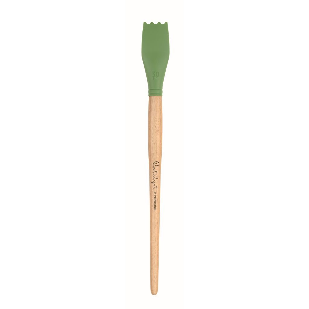 Princeton Catalyst Silicone Blade Tool No. 3, Shape - B30-03, Colour - Green, Size - 30 mm