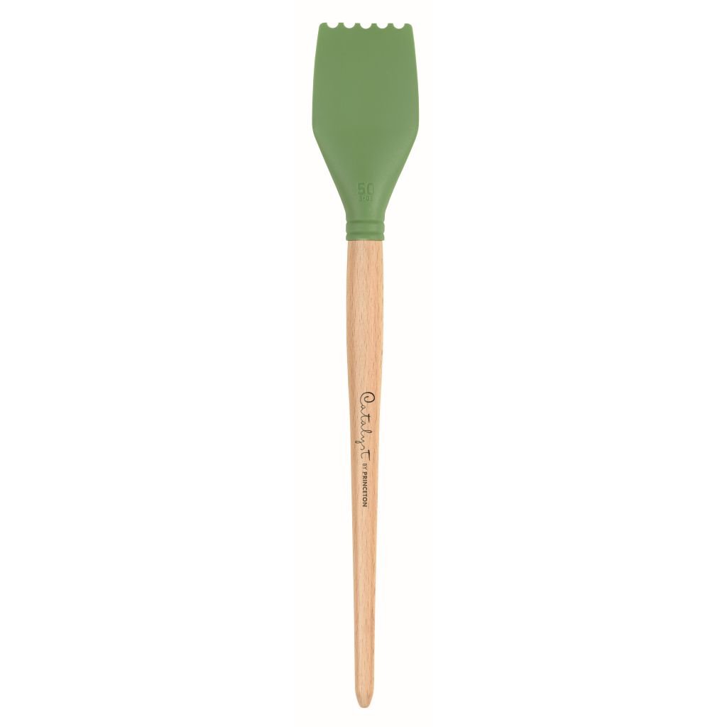 Princeton Catalyst Silicone Blade Tool No. 3, Shape - B50-03, Colour - Green, Size - 50 mm