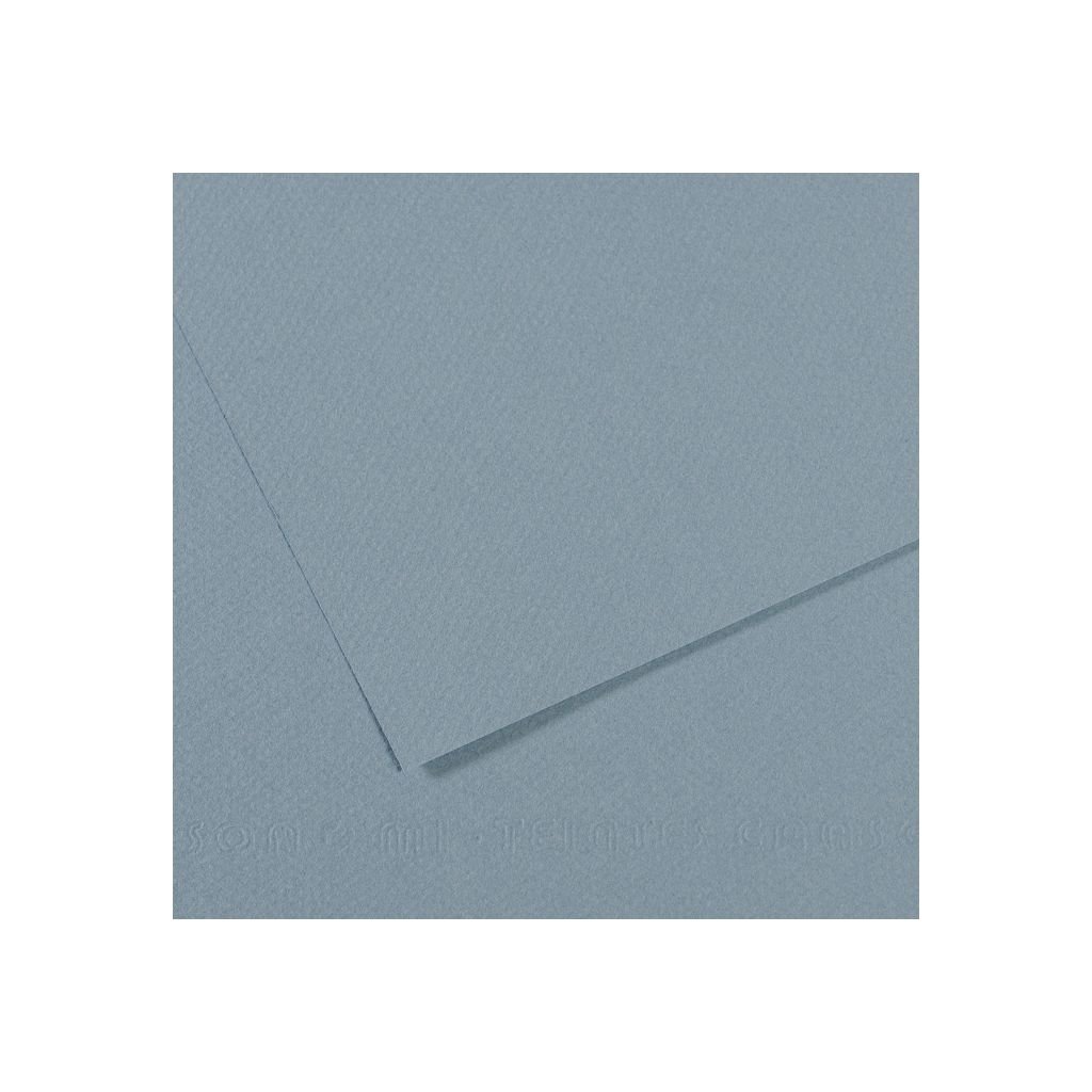 Canson Mi-Teintes Pastel Paper - 50 cm x 65 cm or 19.68'' x 25.59'' - Light Blue (490) - Honeycomb + Fine Grain 160 GSM - Pack of 25 Sheets