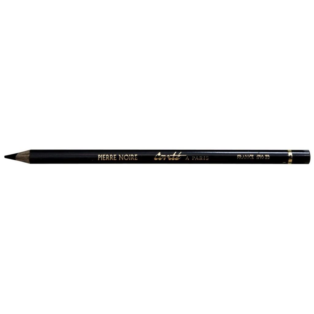 Conte a' Paris Sketching Pencils - Pierre Noire Black - 3B