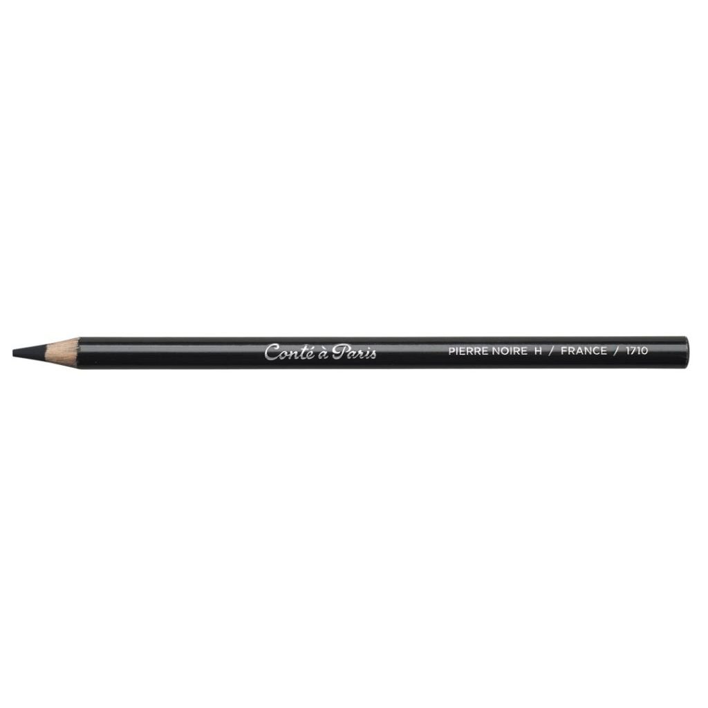 Conte a' Paris Sketching Pencils - Pierre Noire Black - H