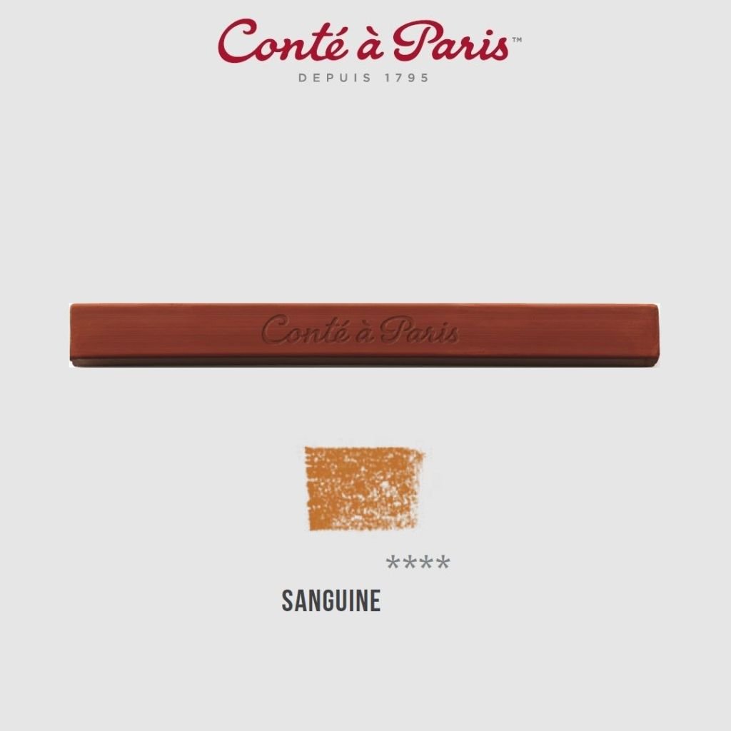 Conte a' Paris Sketching Carres Crayons - Sanguine