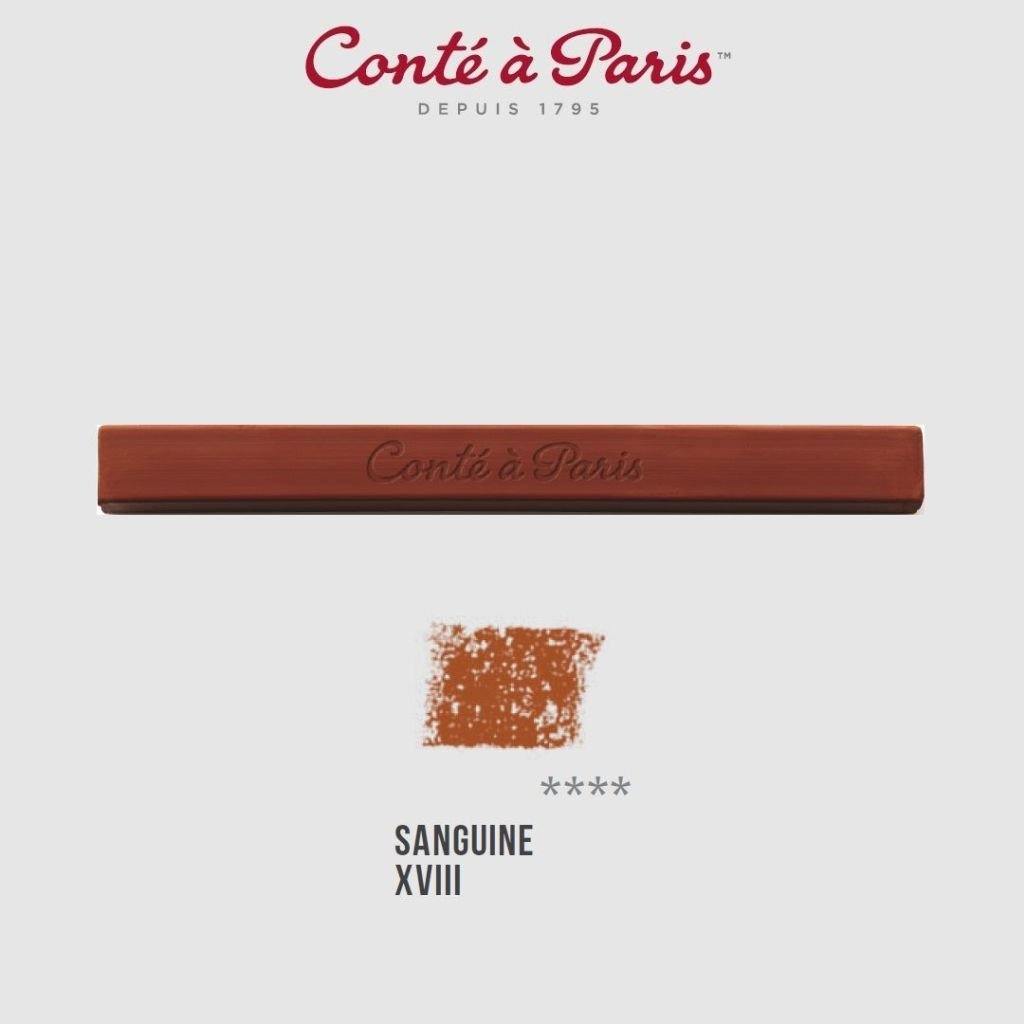 Conte a' Paris Sketching Carres Crayons - Sanguine XVIII