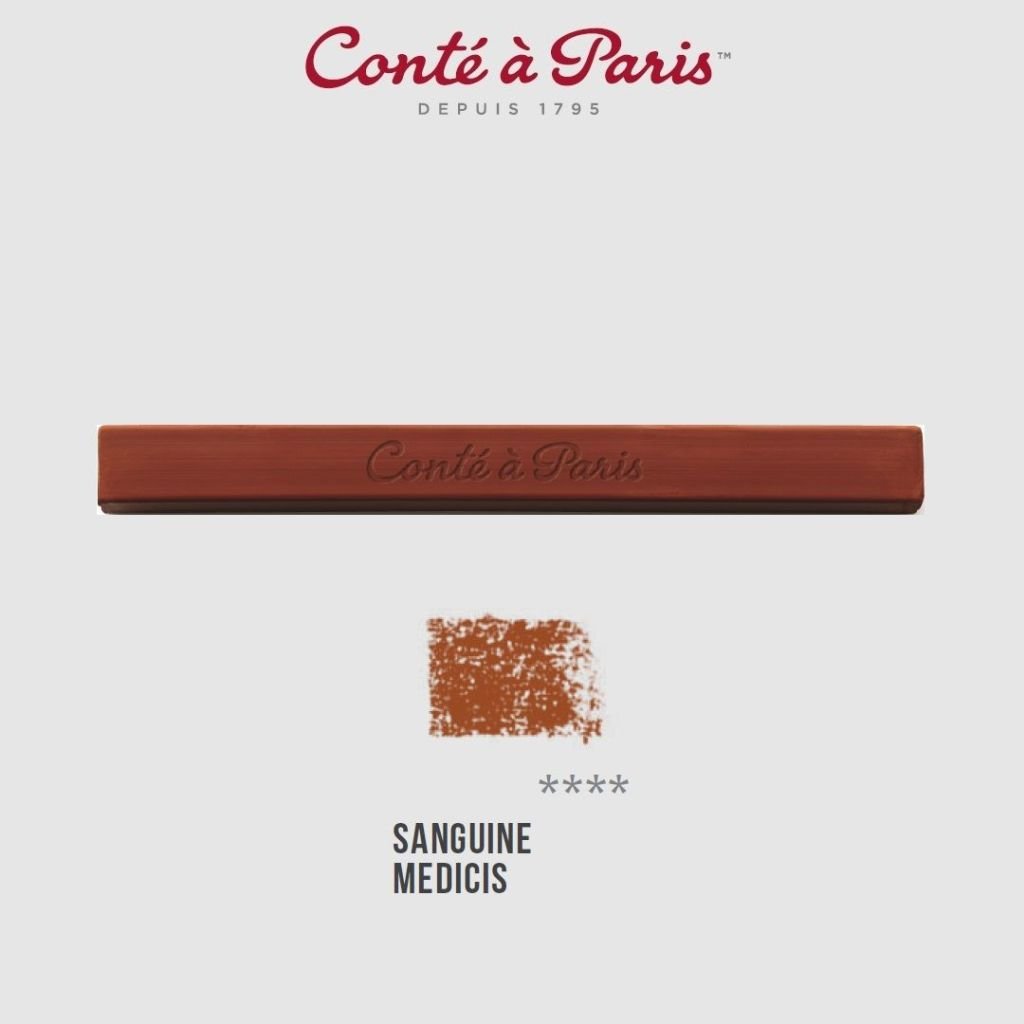 Conte a' Paris Sketching Carres Crayons - Sanguine Medicis