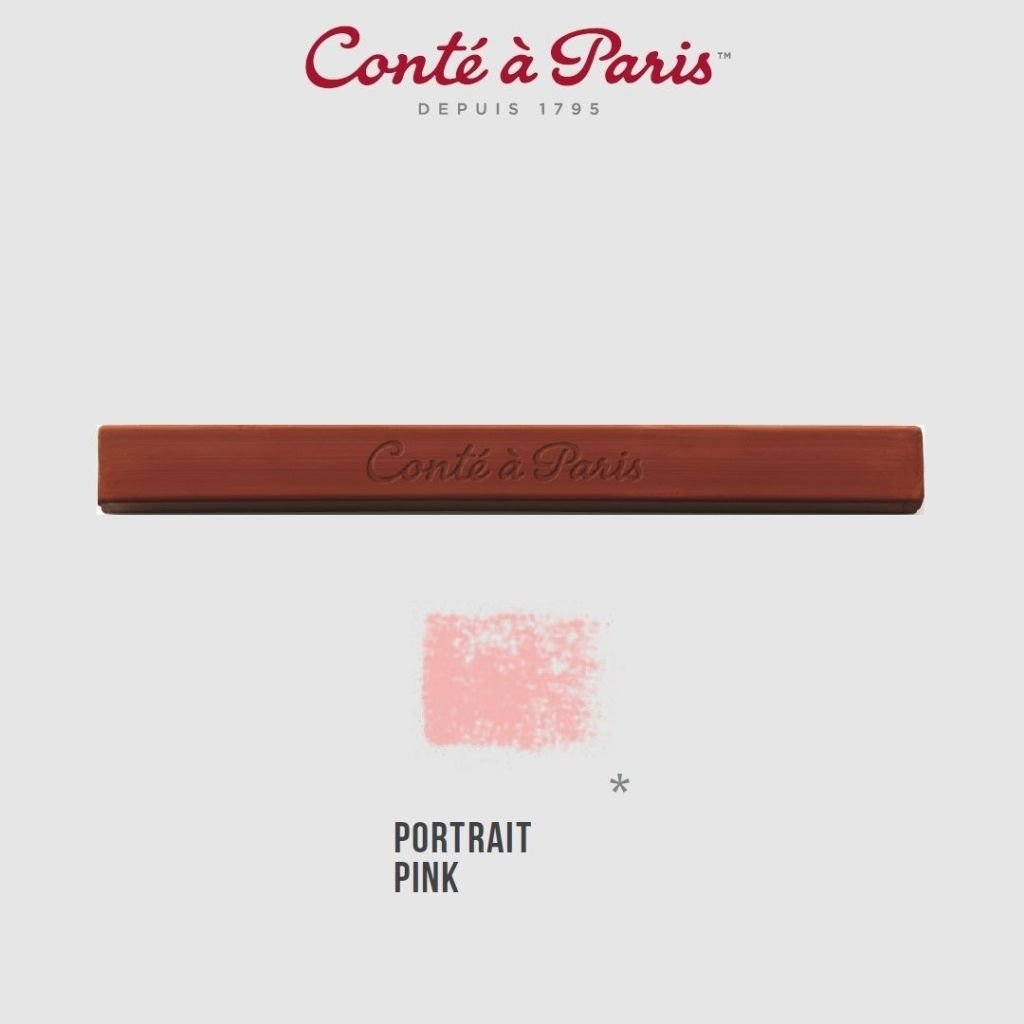 Conte a' Paris Sketching Carres Crayons - Portrait Pink