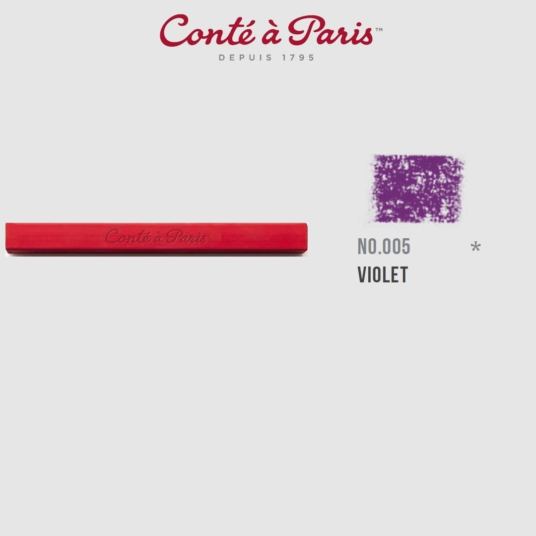 Conte a' Paris Colour Carres Crayons - Violet (005)