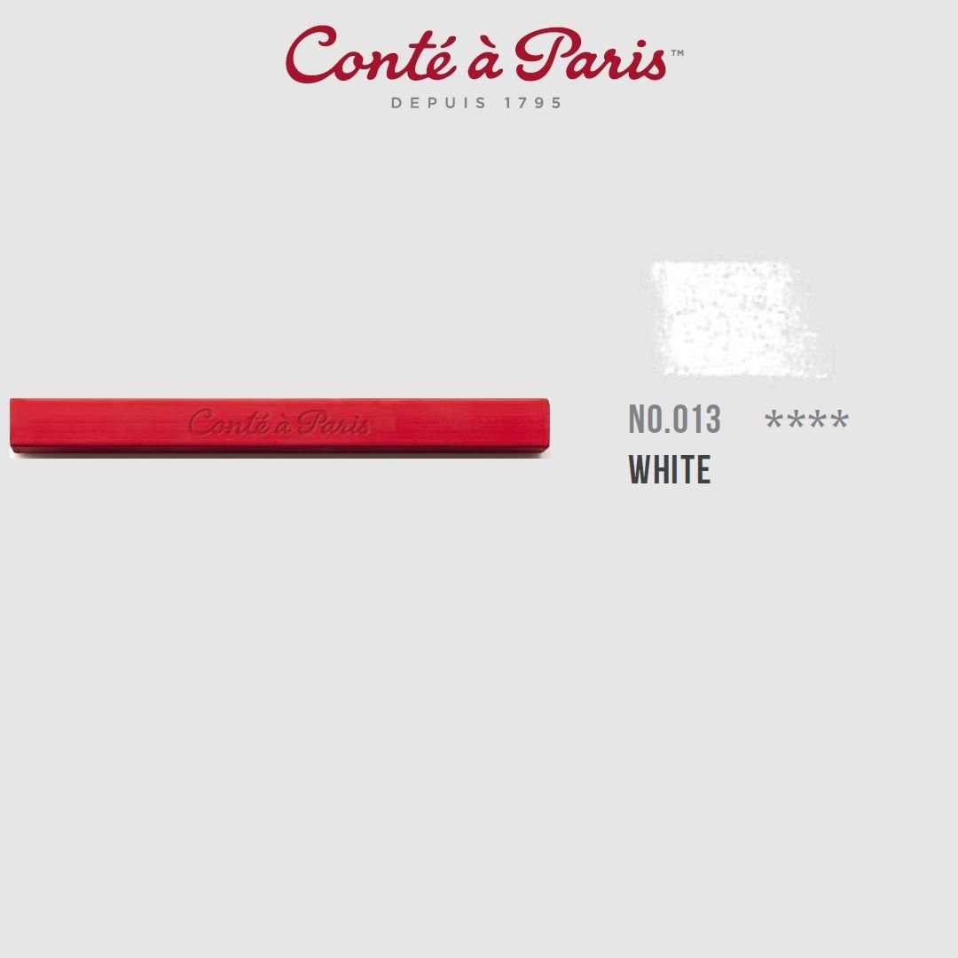 Conte a' Paris Colour Carres Crayons - White (013)