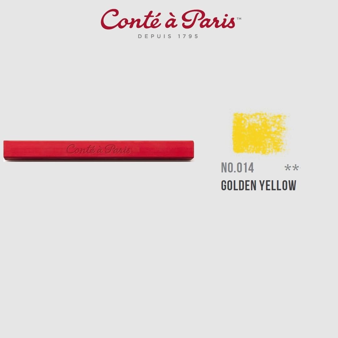 Conte a' Paris Colour Carres Crayons - Gold Yellow (014)