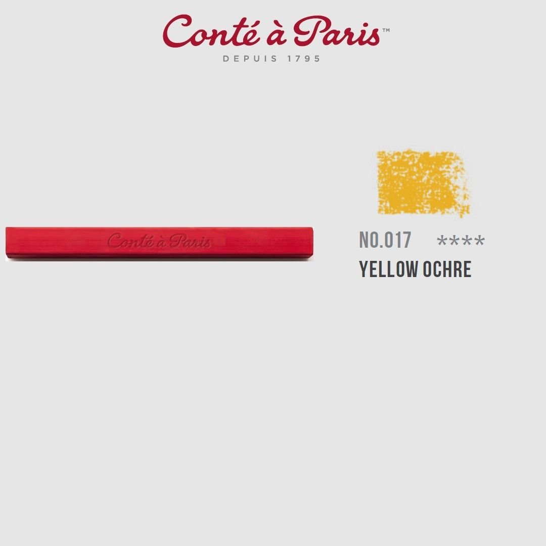 Conte a' Paris Colour Carres Crayons - Yellow Ochre (017)