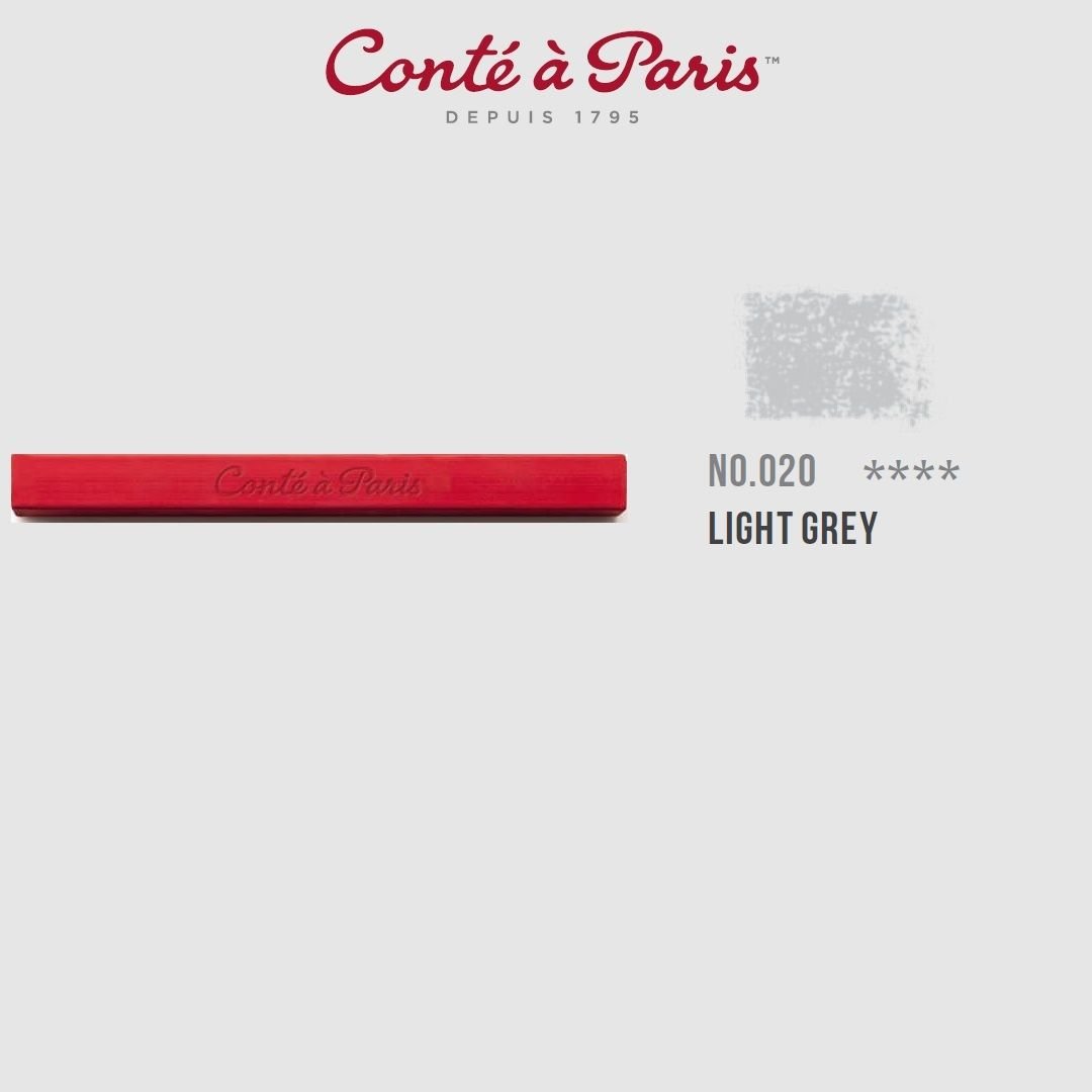 Conte a' Paris Colour Carres Crayons - Light Grey (020)