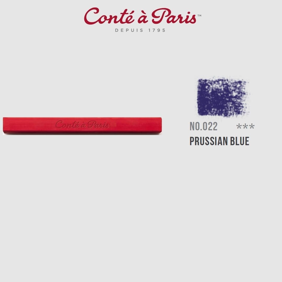 Conte a' Paris Colour Carres Crayons - Prussian Blue (022)
