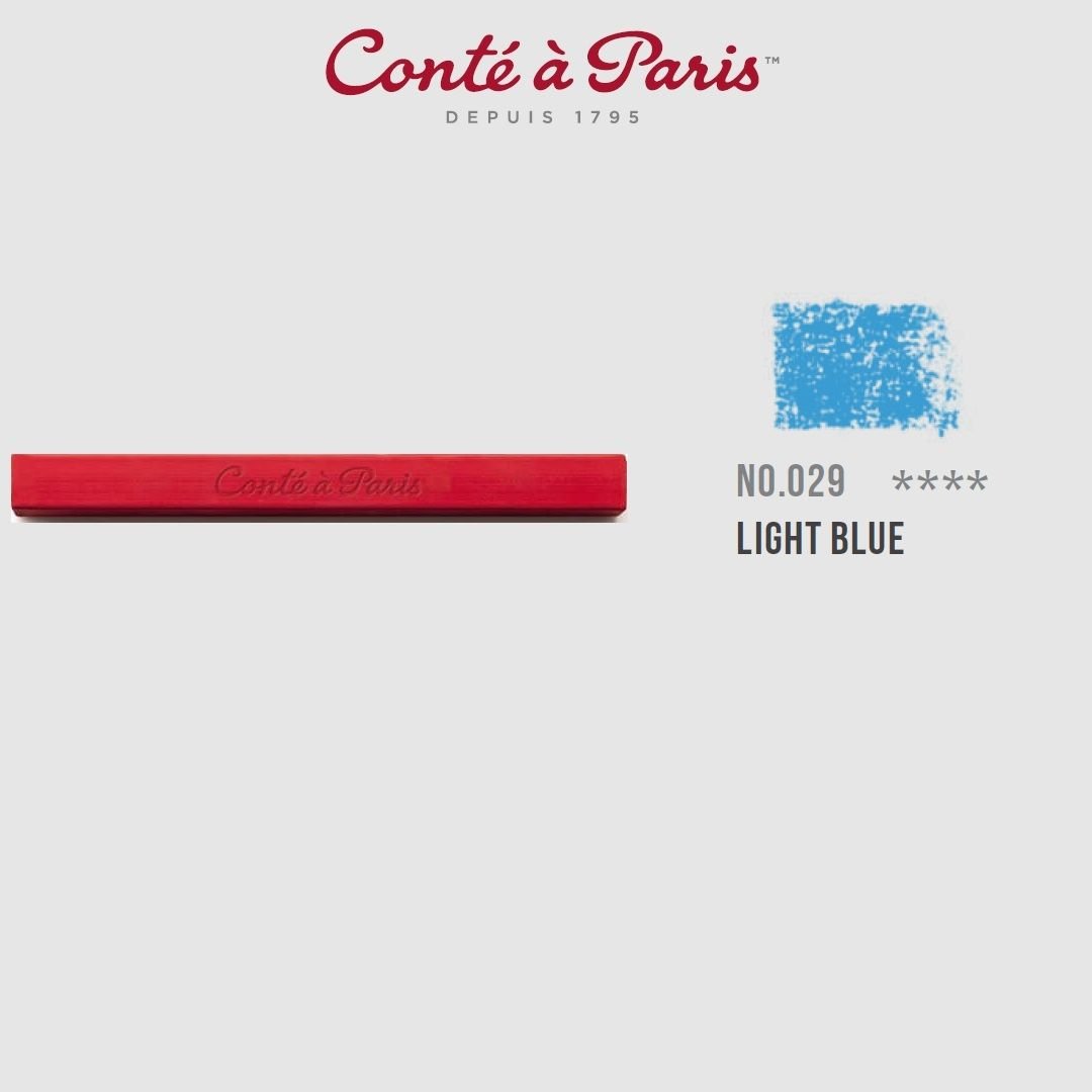Conte a' Paris Colour Carres Crayons - Light Blue (029)