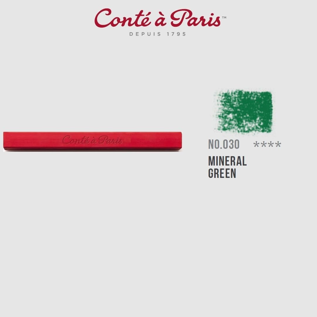 Conte a' Paris Colour Carres Crayons - Mineral Green (030)