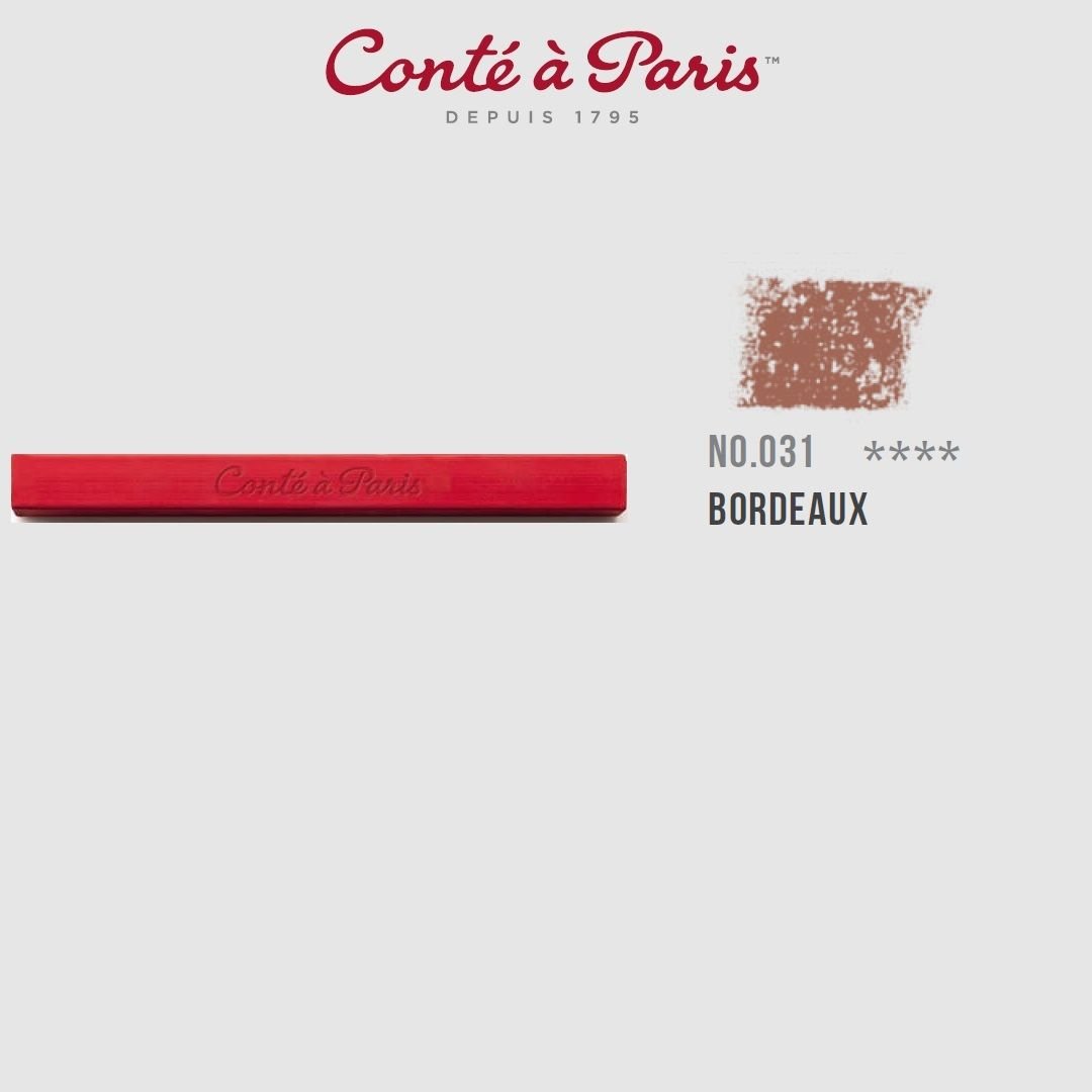 Conte a' Paris Colour Carres Crayons - Bordeaux (031)