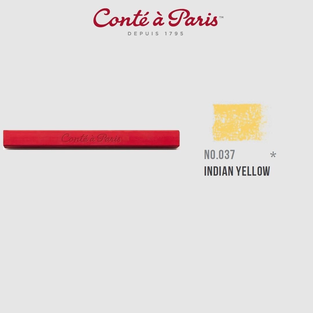 Conte a' Paris Colour Carres Crayons - Indian Yellow (037)