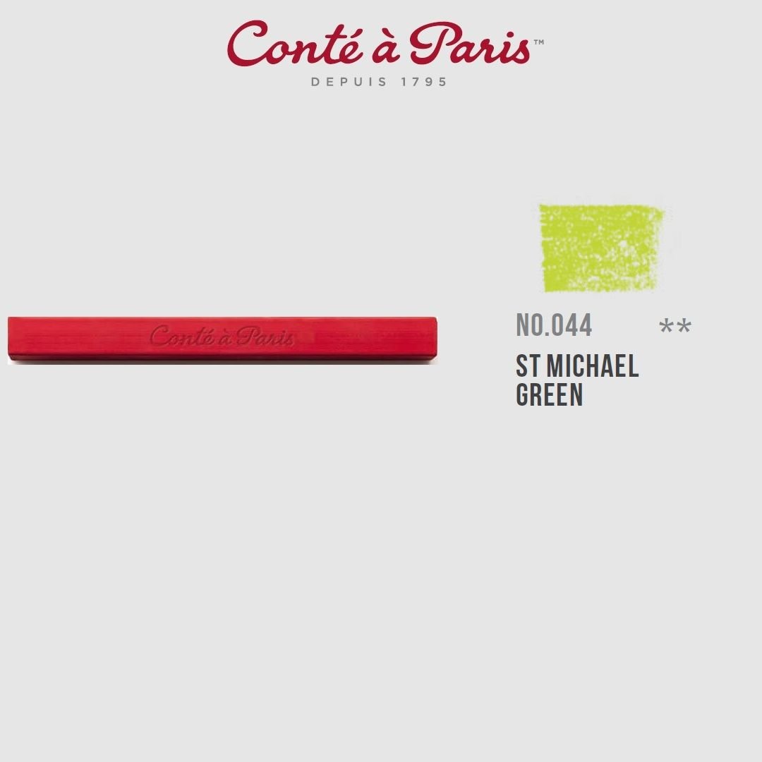 Conte a' Paris Colour Carres Crayons - Saint Michel Green (044)