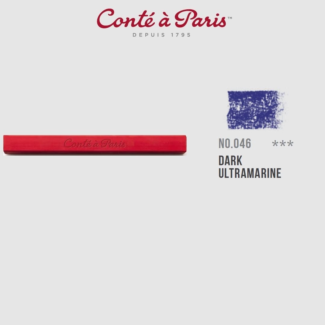Conte a' Paris Colour Carres Crayons - Dark Ultramarine (046)