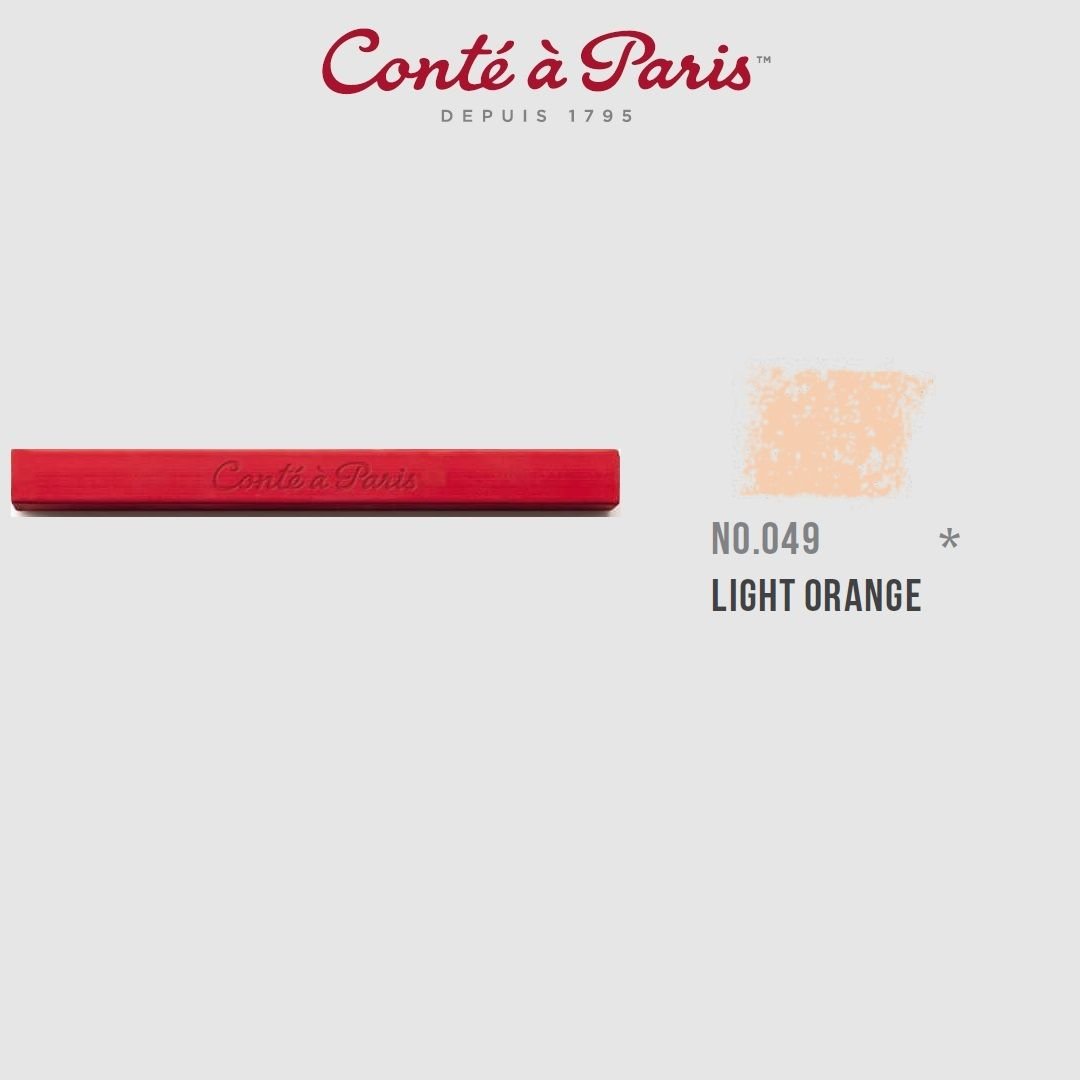 Conte a' Paris Colour Carres Crayons - Light Orange (049)