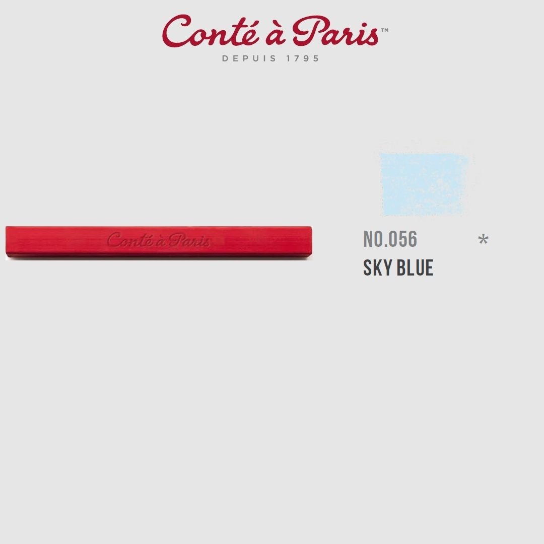 Conte a' Paris Colour Carres Crayons - Sky Blue (056)