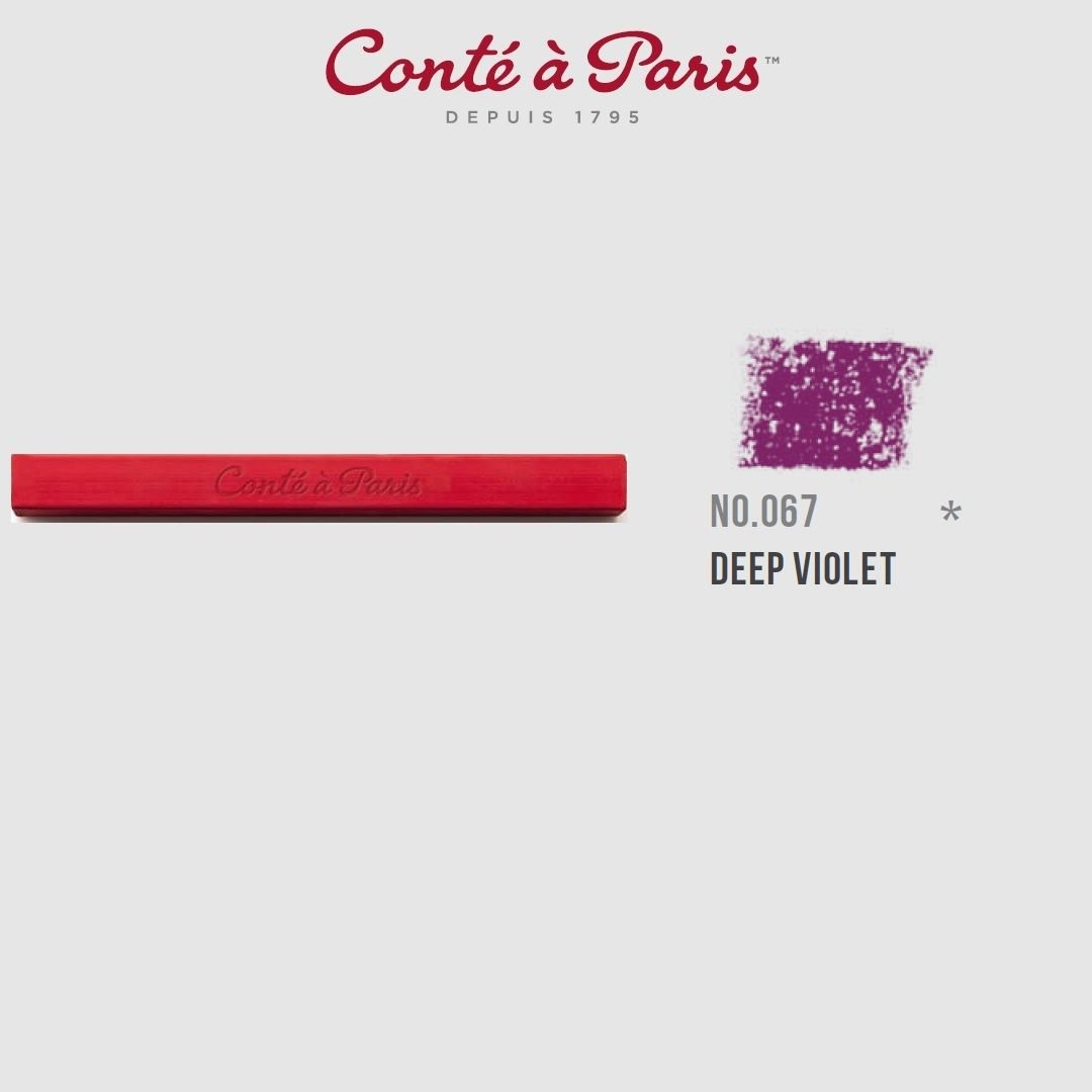 Conte a' Paris Colour Carres Crayons - Deep Violet (067)