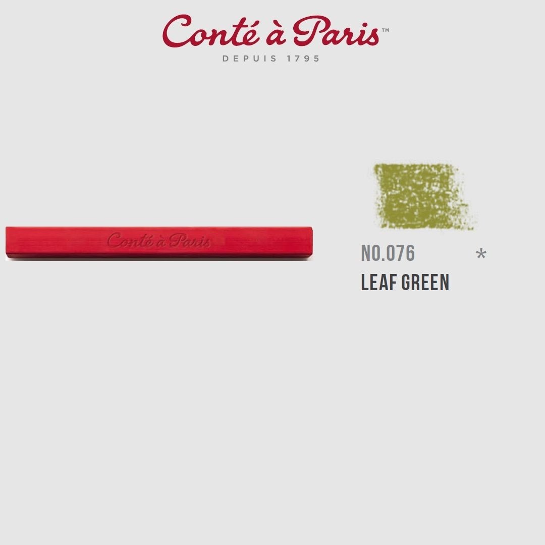 Conte a' Paris Colour Carres Crayons - Leaf Green (076)