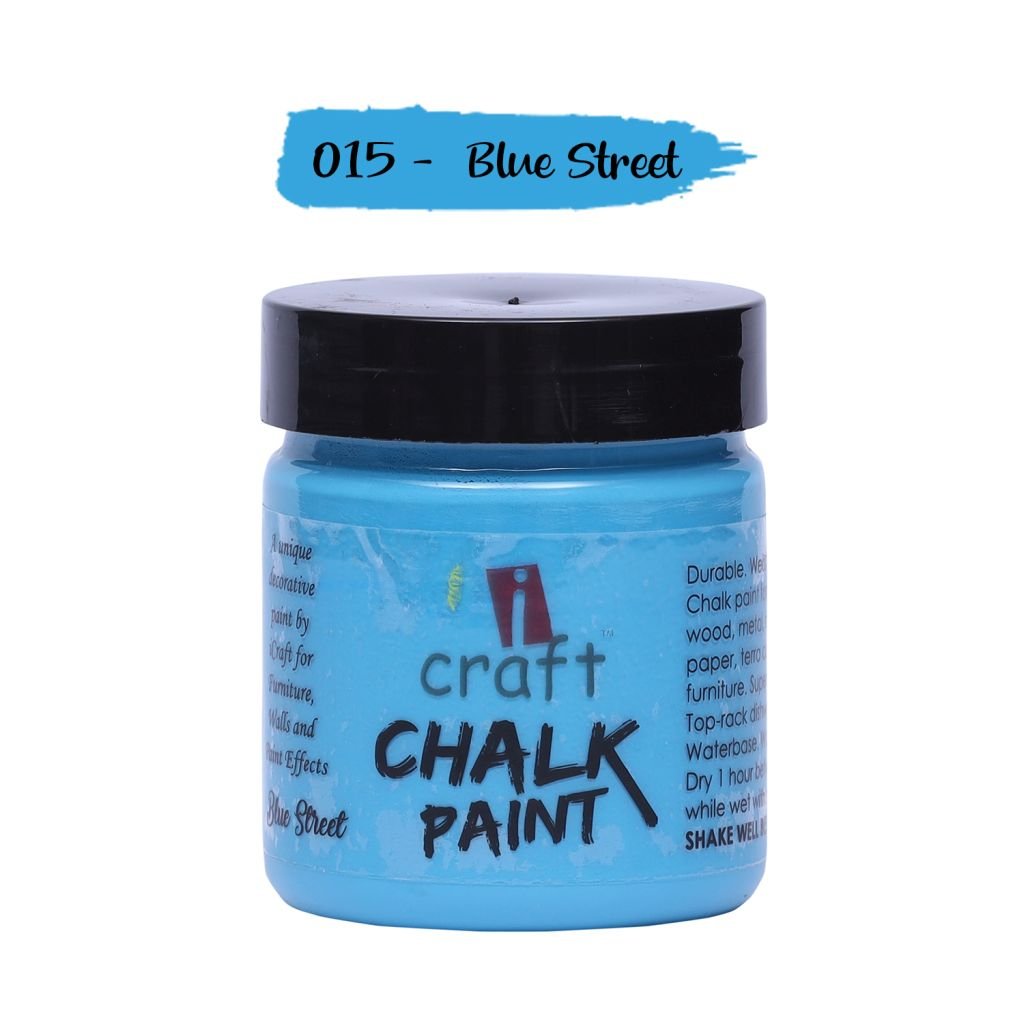 iCraft Chalk Paint Blue Street - Jar of 100 ML