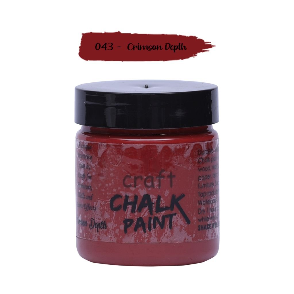iCraft Chalk Paint Crimson Depth - Jar of 100 ML