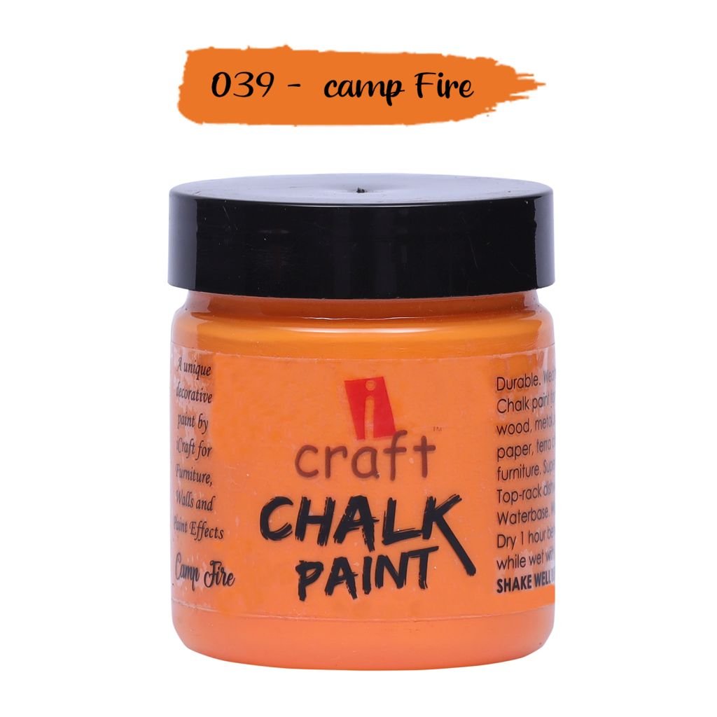 iCraft Chalk Paint Camp Fire - Jar of 100 ML