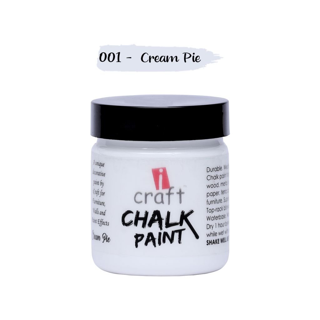 iCraft Chalk Paint Cream Pie - Jar of 100 ML