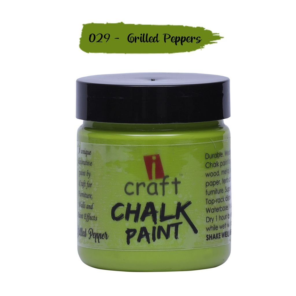 iCraft Chalk Paint Grilled Peppers - Jar of 100 ML