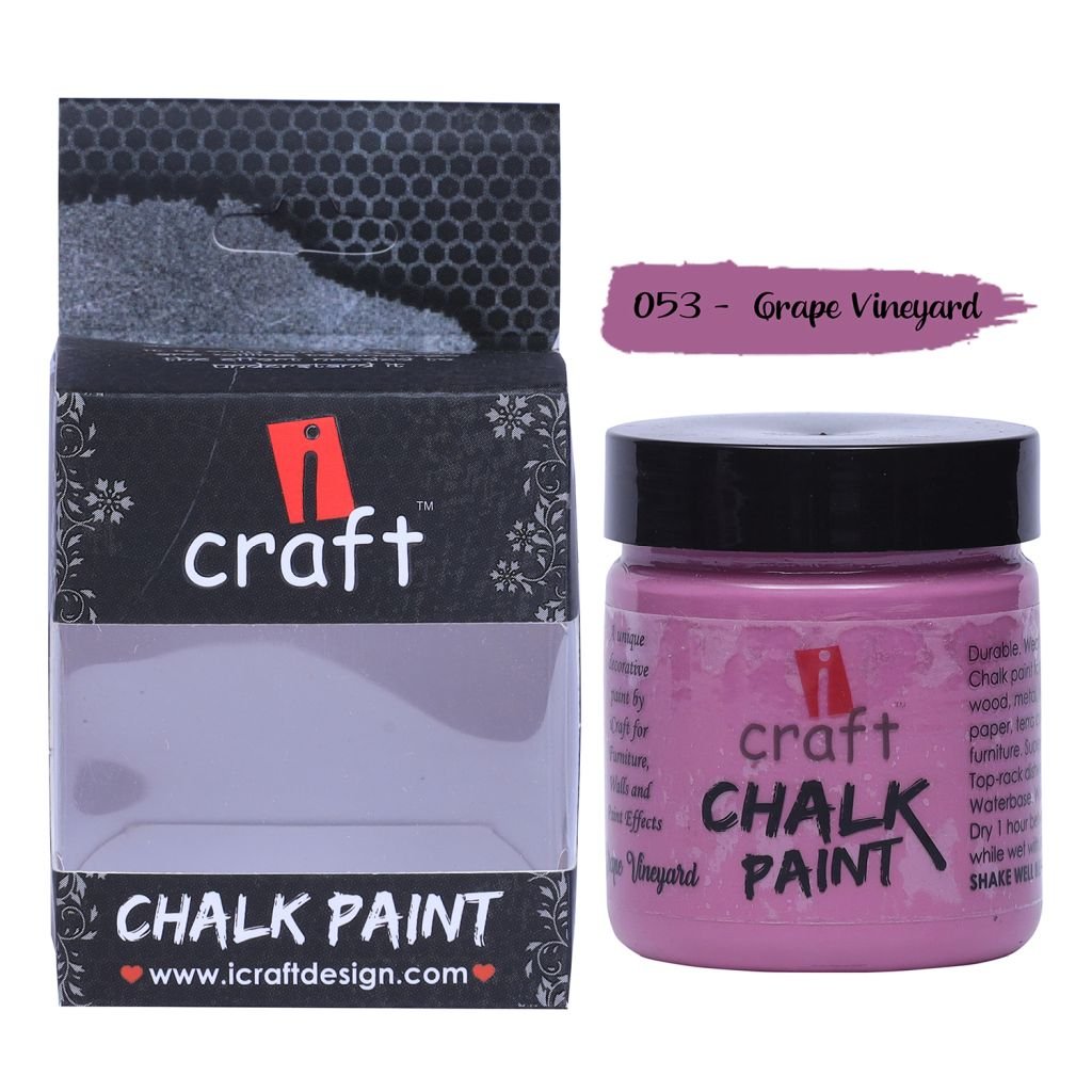 iCraft Chalk Paint Grape Vineyard - Jar of 100 ML