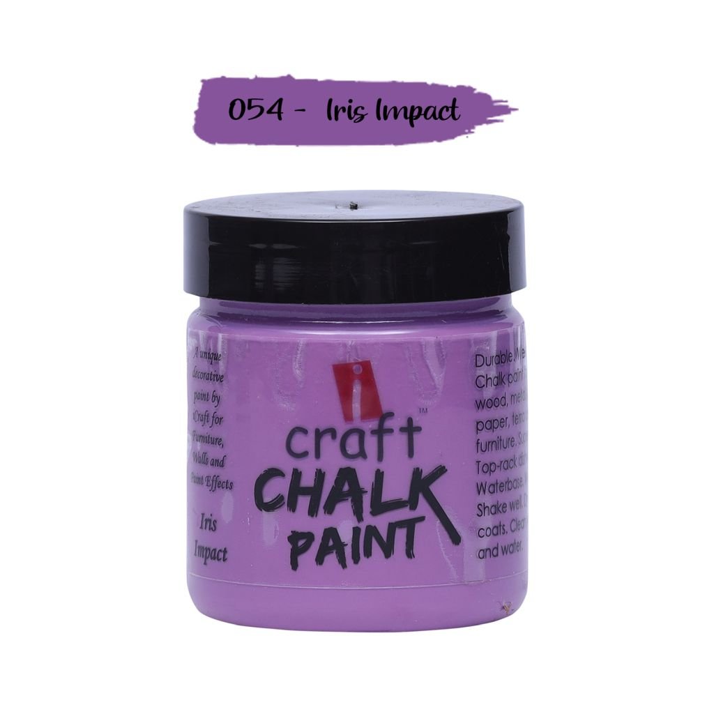 iCraft Chalk Paint Iris Impact - Jar of 100 ML