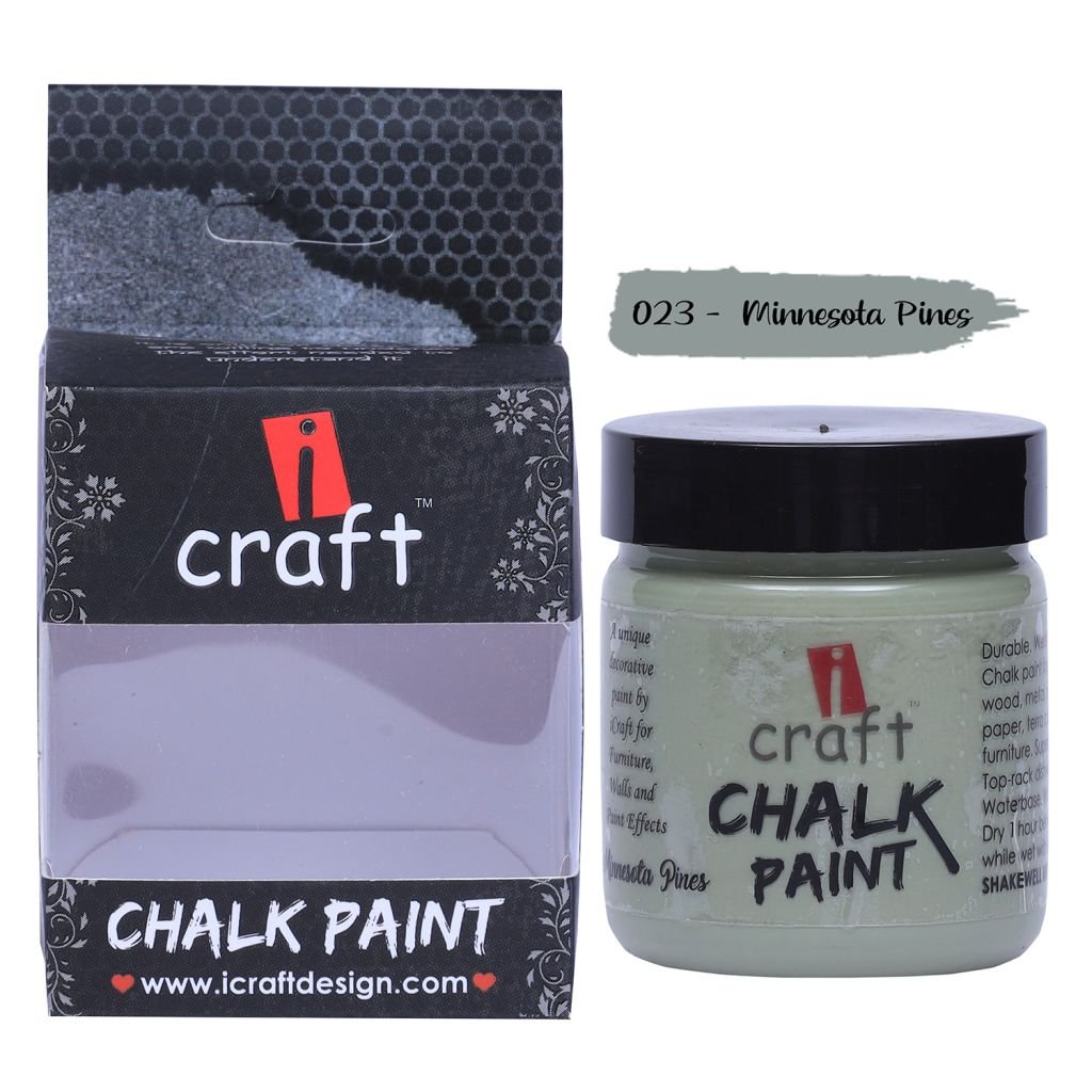 iCraft Chalk Paint Minnesota Pines - Jar of 100 ML