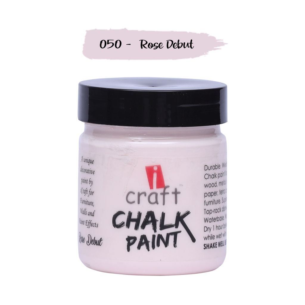 iCraft Chalk Paint Rose Debut - Jar of 100 ML