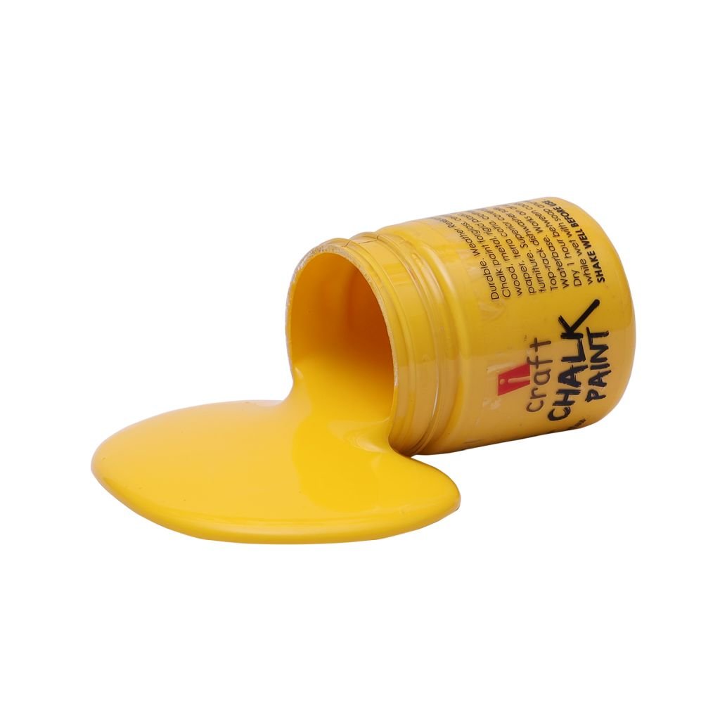 iCraft Chalk Paint Sunny Yellow - Jar of 100 ML