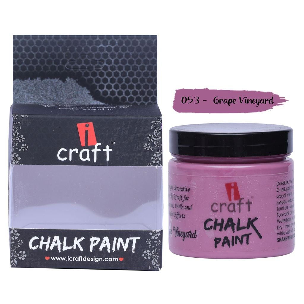 iCraft Chalk Paint Grape Vineyard - Jar of 250 ML