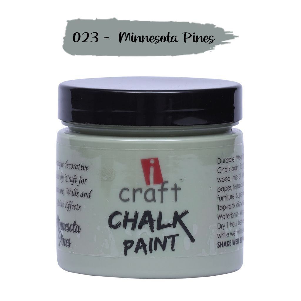 iCraft Chalk Paint Minnesota Pines - Jar of 250 ML