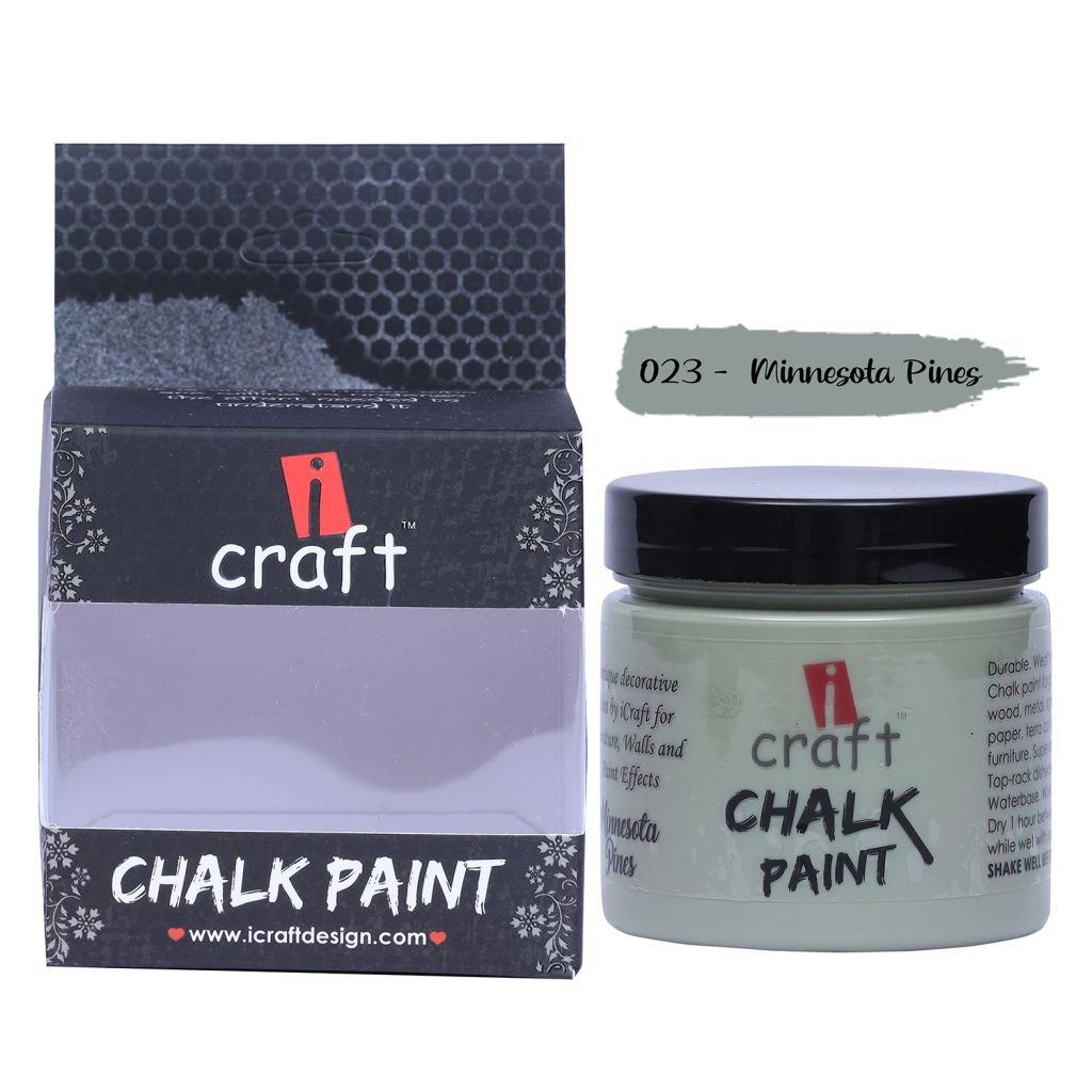 iCraft Chalk Paint Minnesota Pines - Jar of 250 ML