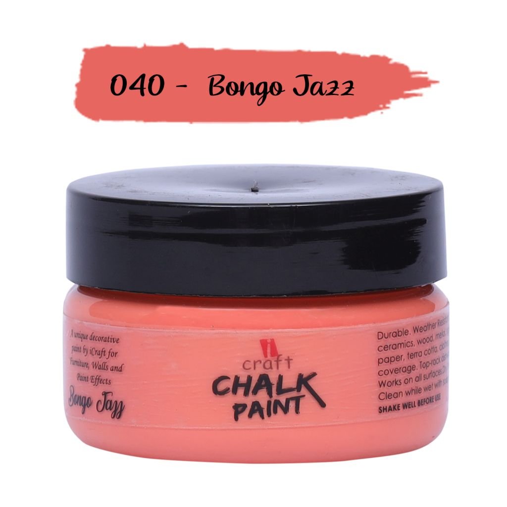 iCraft Chalk Paint Bongo Jazz - Jar of 50 ML