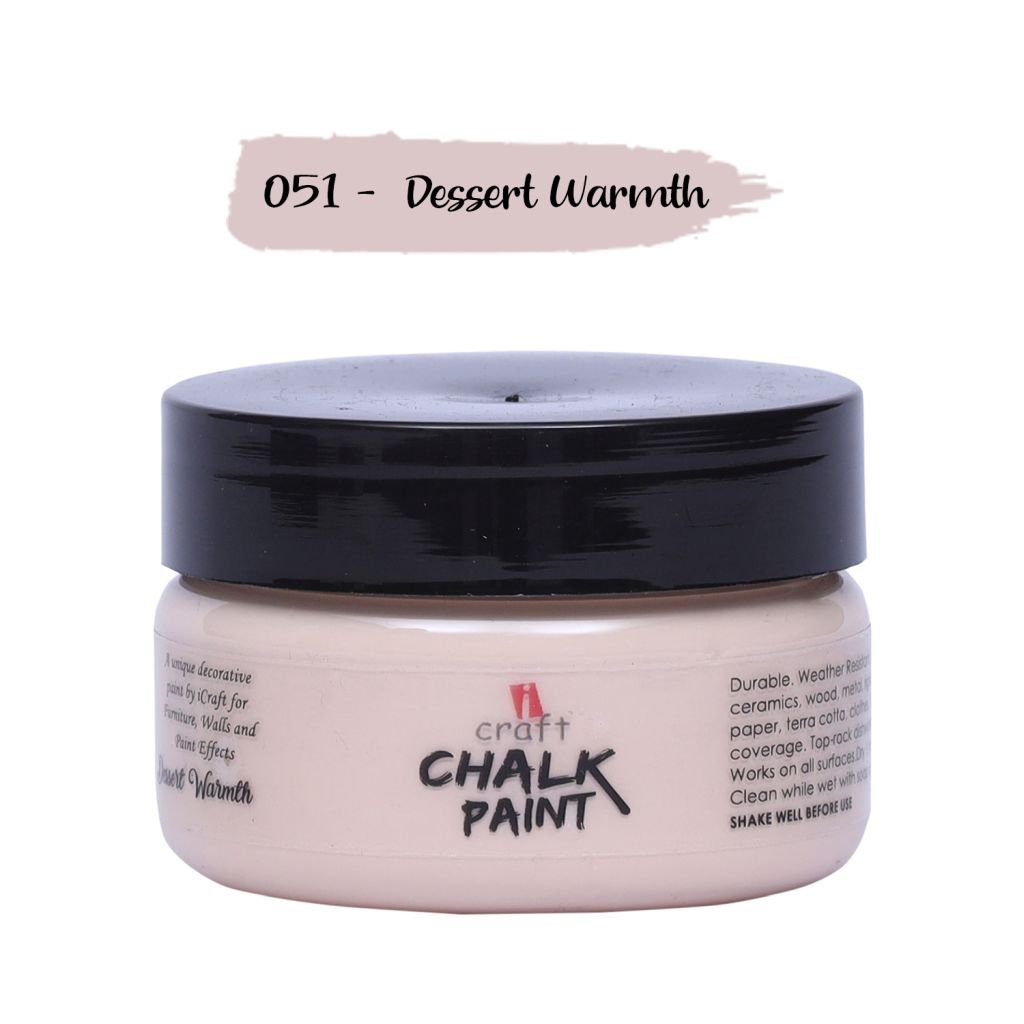 iCraft Chalk Paint Dessert Warmth - Jar of 50 ML