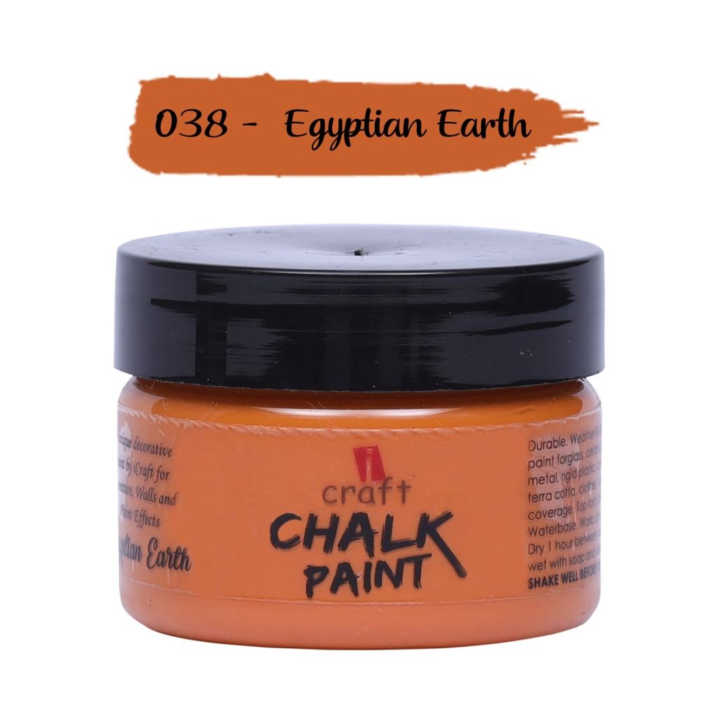 iCraft Chalk Paint Egyptian Earth - Jar of 50 ML