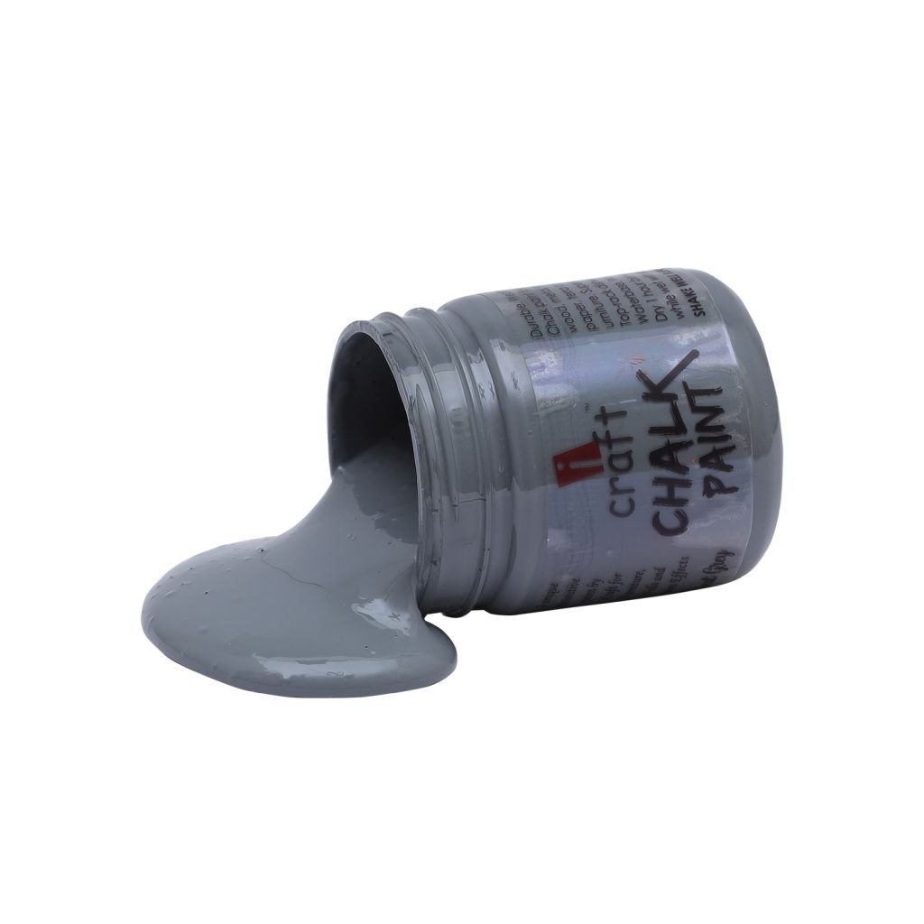 iCraft Chalk Paint Great Gray - Jar of 50 ML