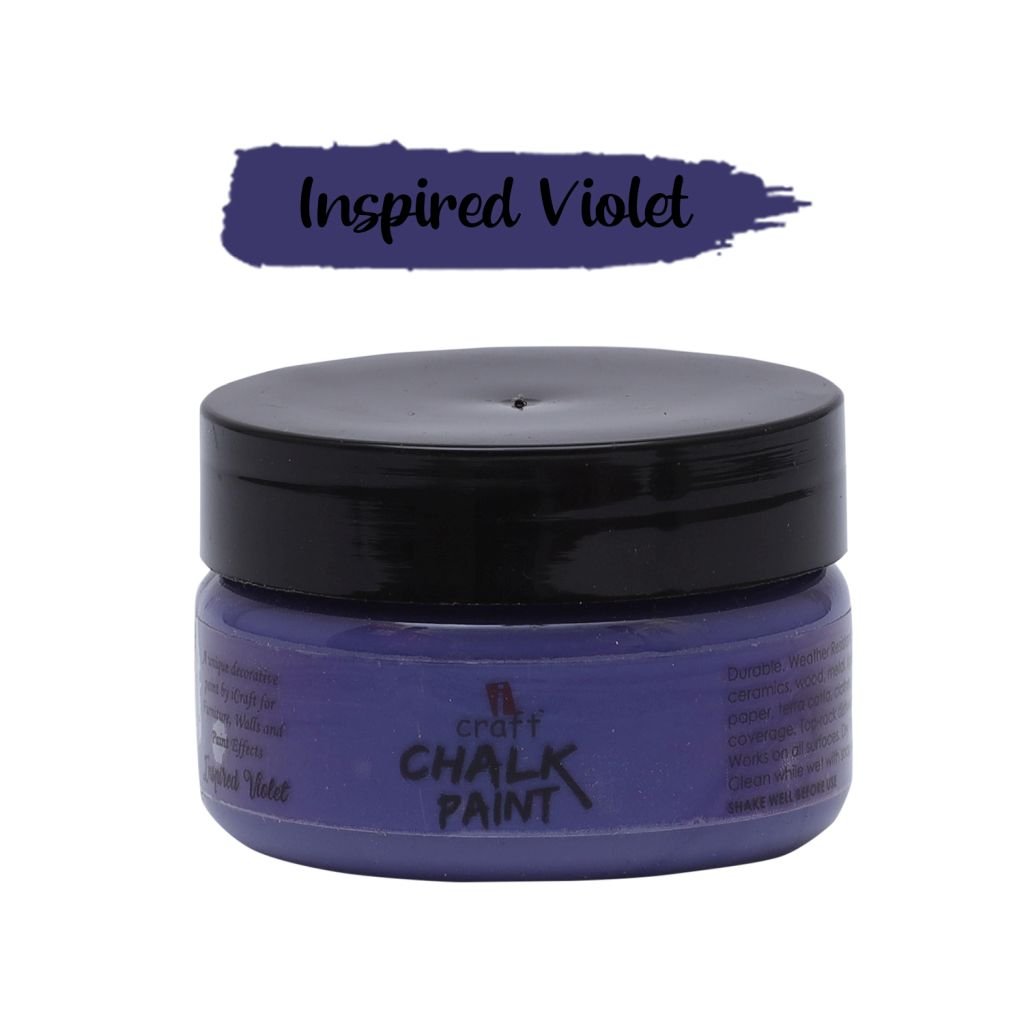iCraft Chalk Paint Inspired Violet - Jar of 50 ML