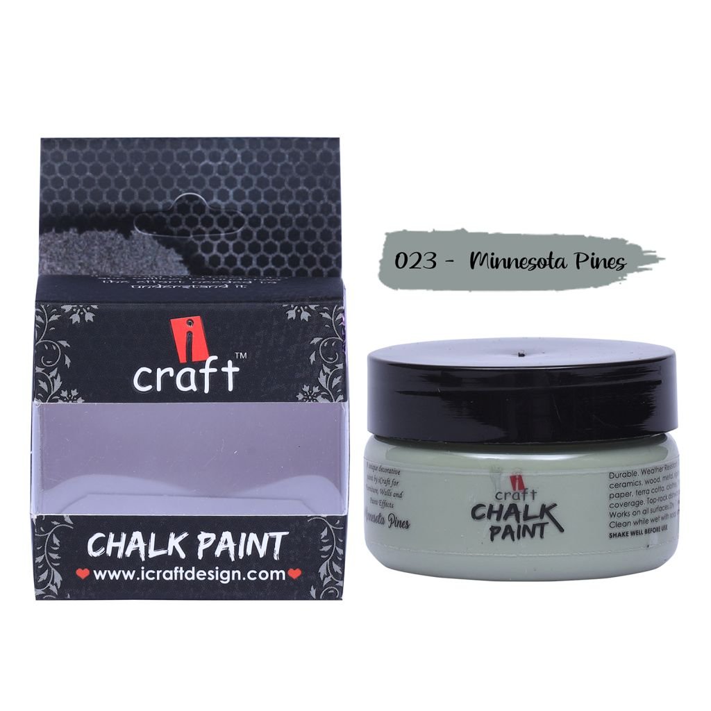 iCraft Chalk Paint Minnesota Pines - Jar of 50 ML