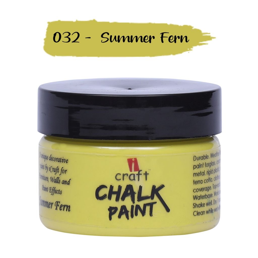 iCraft Chalk Paint Summer Fern - Jar of 50 ML