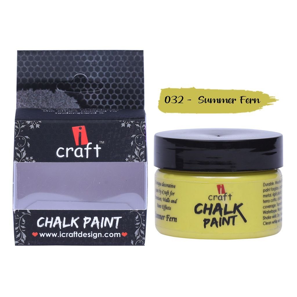 iCraft Chalk Paint Summer Fern - Jar of 50 ML