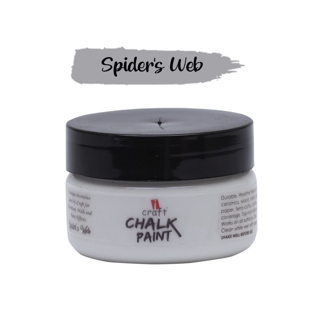 iCraft Chalk Paint Spider`s Web - Jar of 50 ML