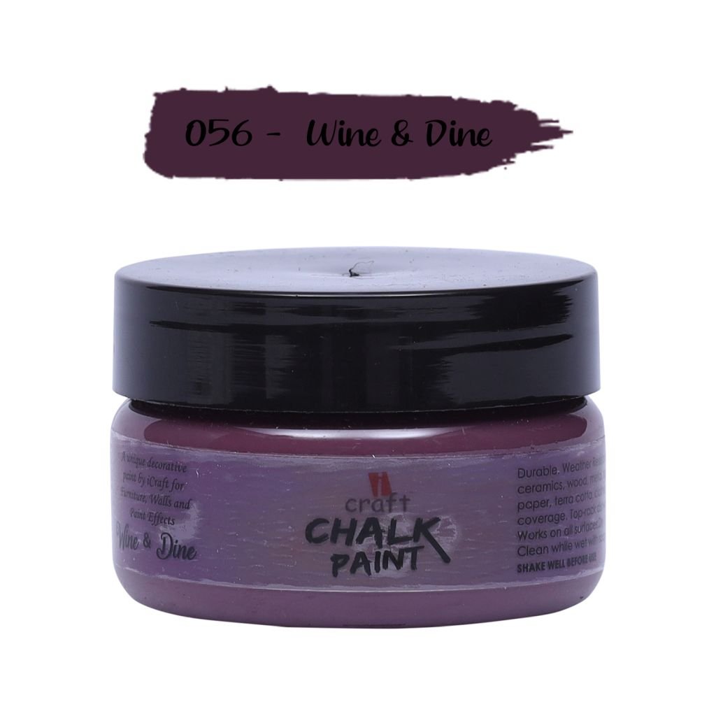 iCraft Chalk Paint Wine & Dine - Jar of 50 ML