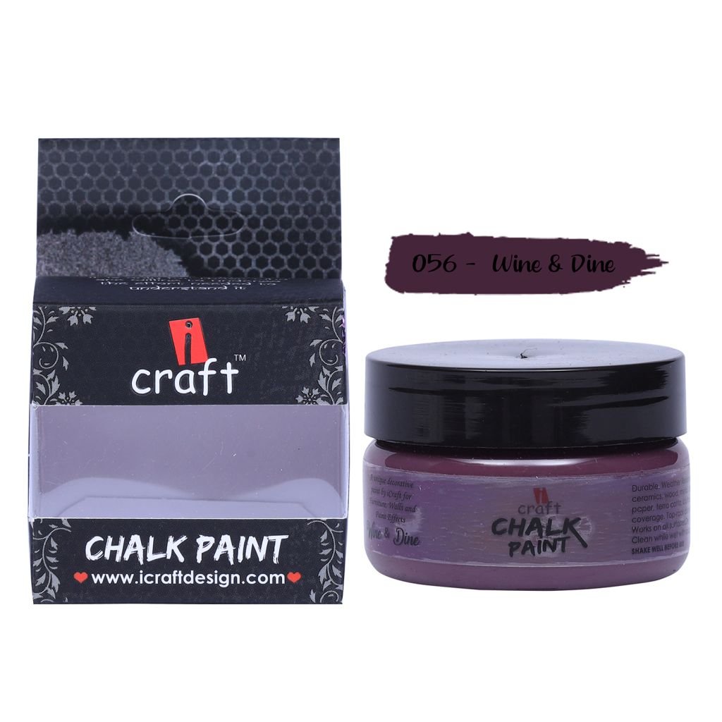 iCraft Chalk Paint Wine & Dine - Jar of 50 ML